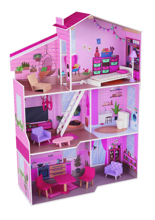 Pretty in Pink Doll House